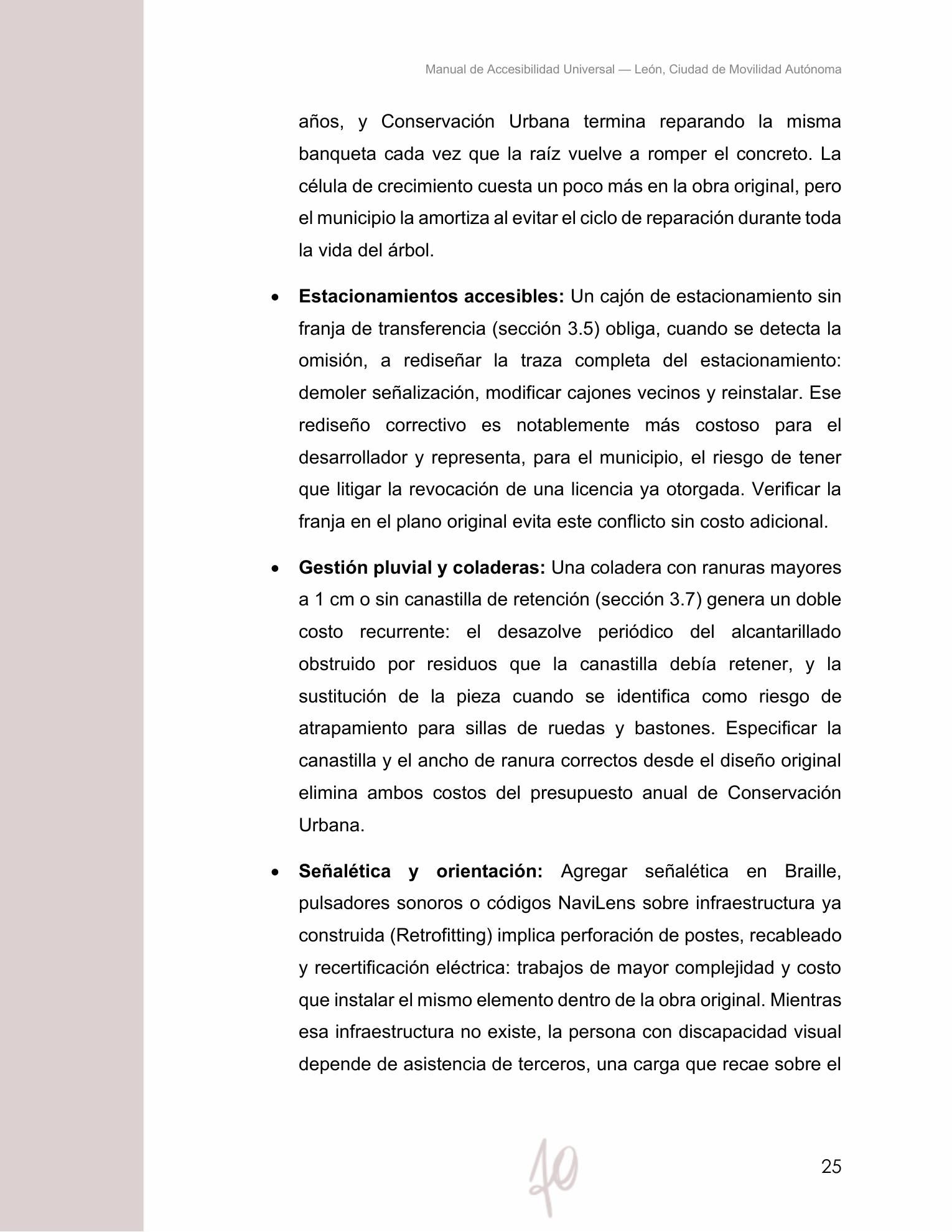 Página interior del manual, marco normativo